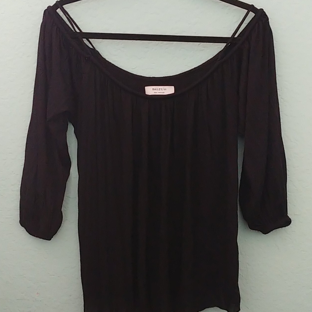 Bailey 44 black off the shoulder blouse
